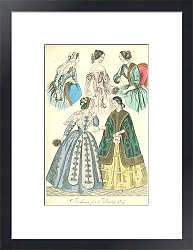 Постер Fashions for February 1847 №2 1