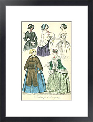 Постер Fashions for February 1847 №1 1